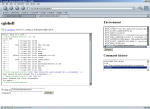 Screenshot of cgishell in use